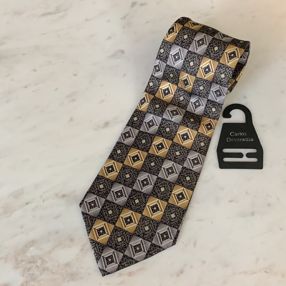 Carlos Devenezia Multicolored Silk Tie